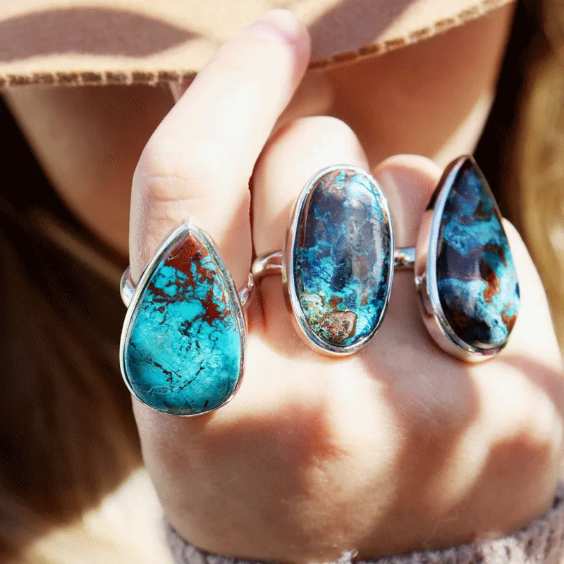 Percy Shattuckite Oval Ring D