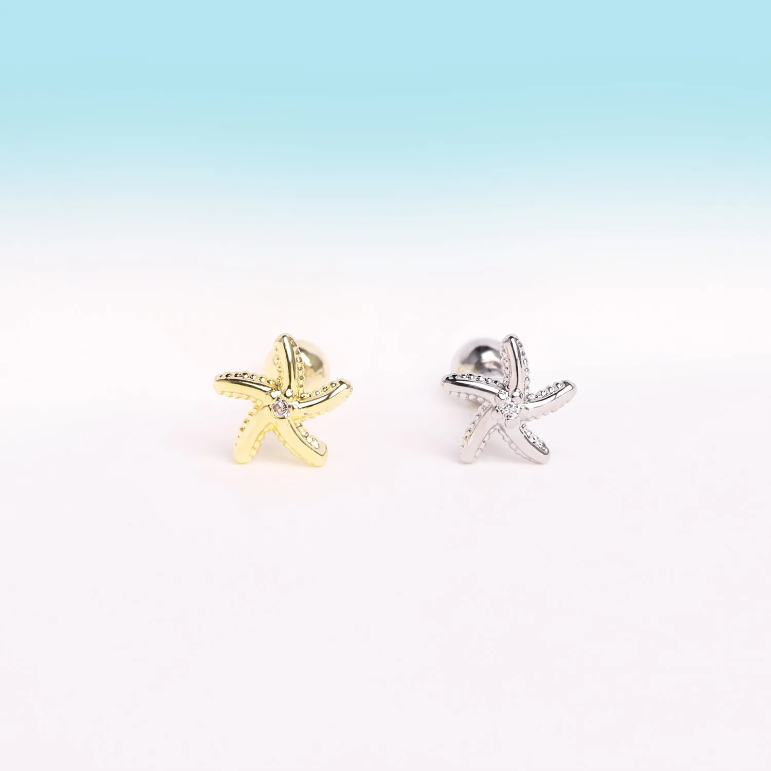 Playful Starfish Stud