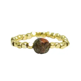 RING PEGGY UNAKITE