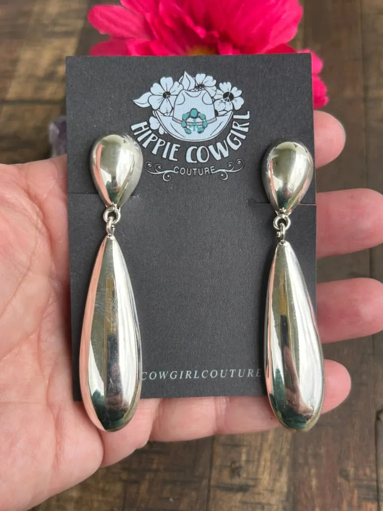 Sterling Silver "Balloon" Clip On Earrings