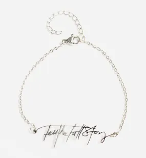 Tell the Full Story Bracelet - Stainless Steel