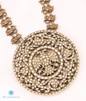 The Akhyana Gandaberunda Silver Kundan Necklace