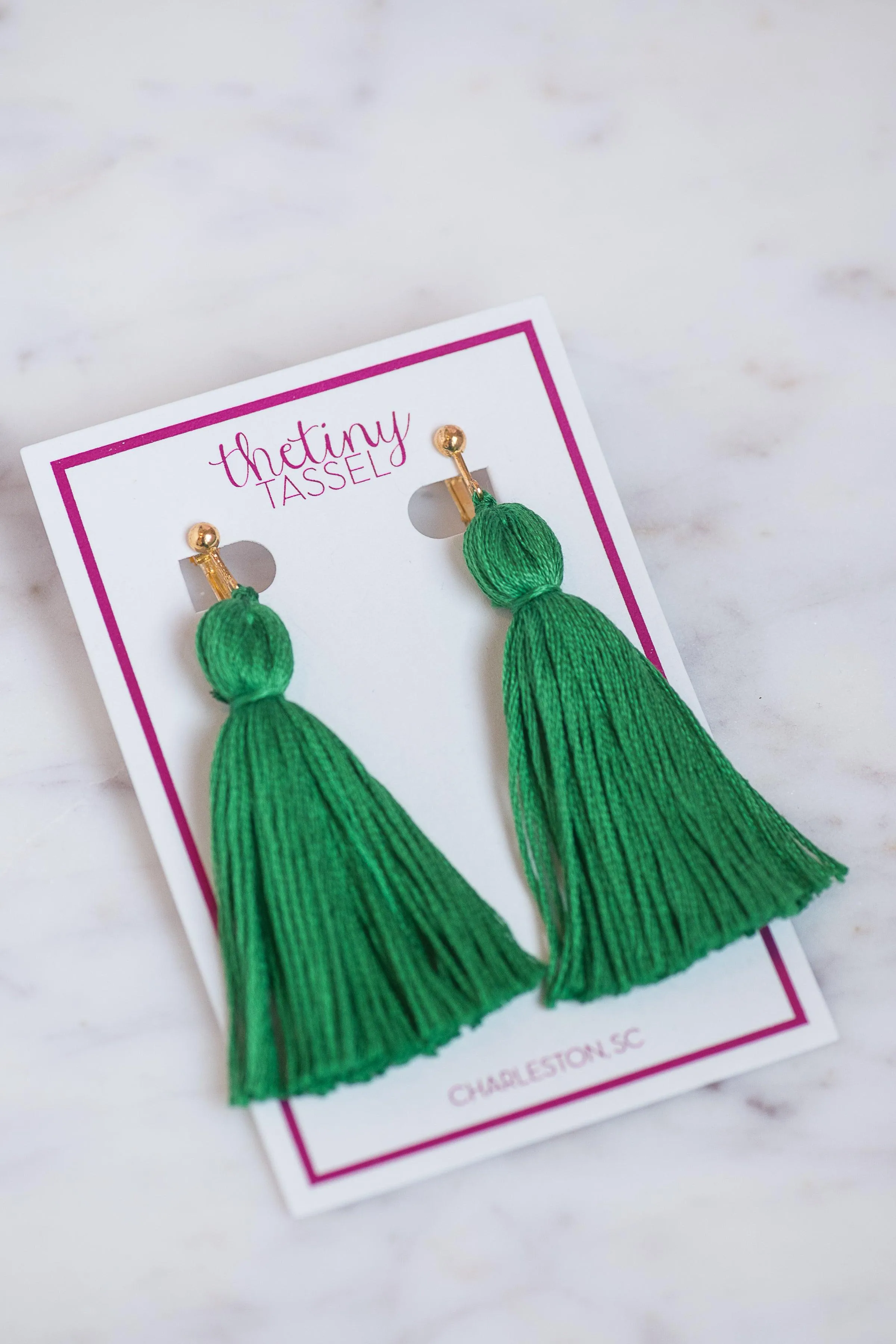 The Poplar Clip-on Tassel Earring