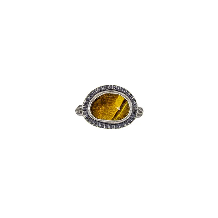 Tiger Eye Ring - Size 5.5