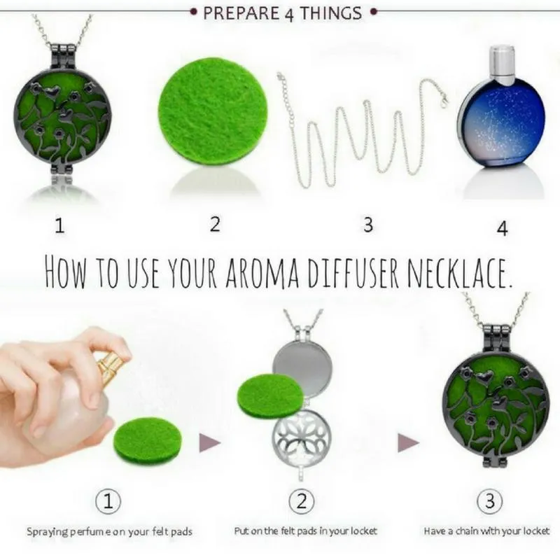 Tree of Life Aroma Diffuser Necklace