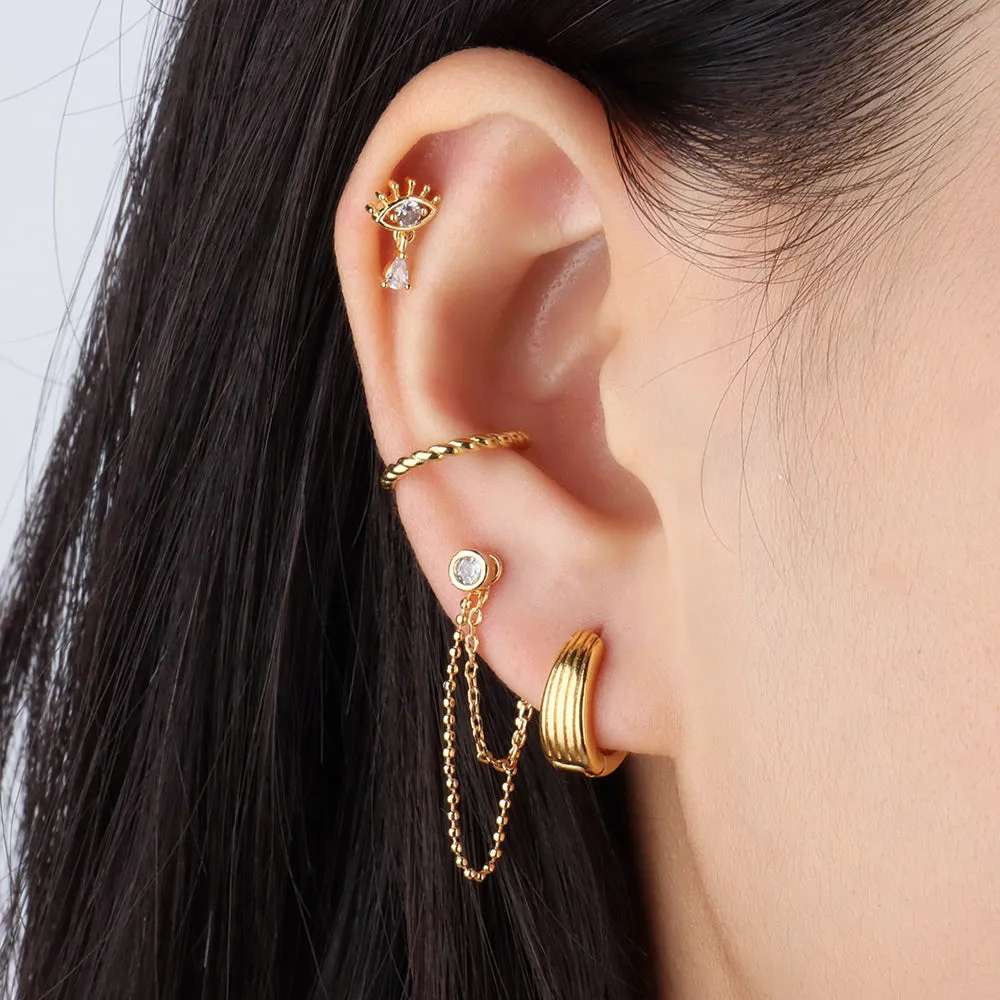 Twist Rope Ear Cuff