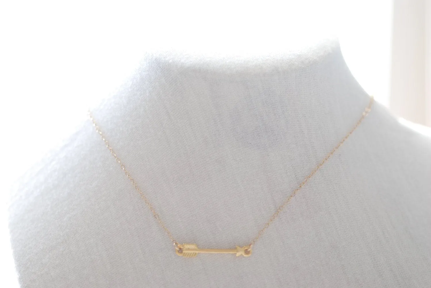 Wholesale Gold Arrow Necklace,14k gold Arrow,Simple Sideways Arrow,Gold Arrow necklace,dainty arrow necklace,arrow pendant,horizontal arrow